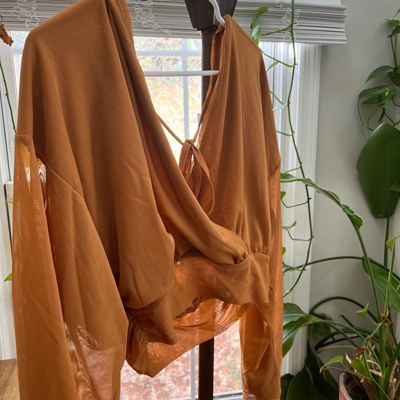 Free people beautiful crop retro blouse - Picture 1 of 4